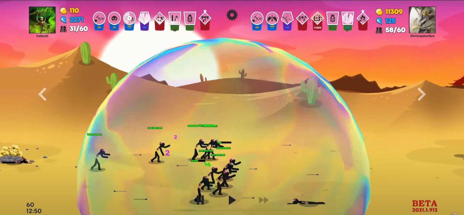 火柴人战争遗产3隐藏兵种版