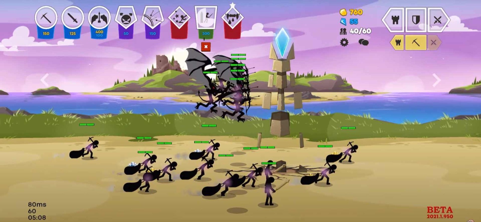 火柴人战争遗产3隐藏兵种版