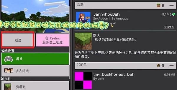 我的世界基岩版珍妮模组