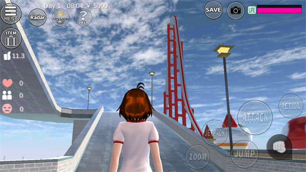 樱花校园模拟器英文版