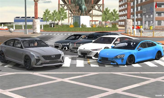 手动挡停车场国风模组