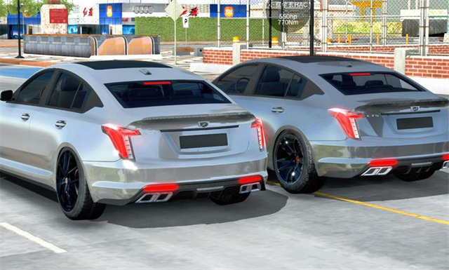 手动挡停车场国风模组