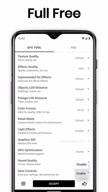 GFX工具箱PUBG120帧